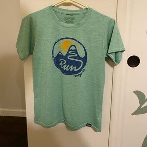 Patagonia Light Green Athletic Shirt